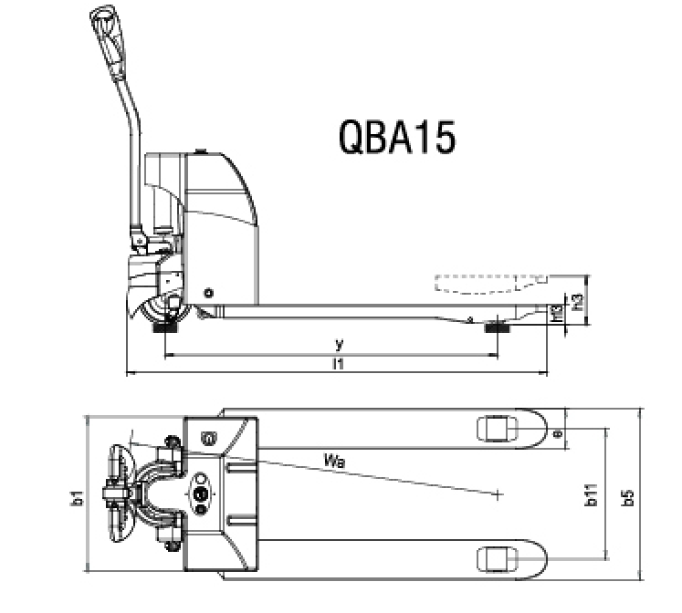 QBA-15 smart electric pallet truck