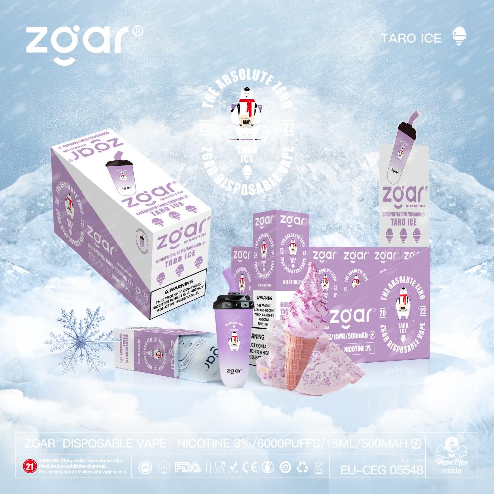 ZGAR Milk Tea Cup Rechargeable Disposable Vape Device