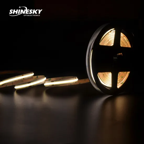 SHINESKY Newest Spotless COB LED Strip Light - CCT Adjustable, Dimmable, DC12V/24V