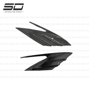 Dry Carbon Fiber Bodykit with Side Air Intake Vents for Ferrari F8 M Style Rear Side Vents