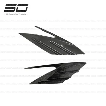 Dry Carbon Fiber Bodykit with Side Air Intake Vents for Ferrari F8 M Style Rear Side Vents