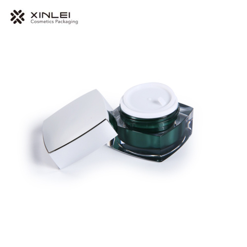 15g flat square Angle cream bottle ABS cap
