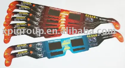 Paper 3D glasses/Eclipse glasses/solar glasses