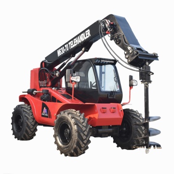 CE 3 tan Telehandler Teleskopik Forklift - Jualan Panas dengan Harga Rendah