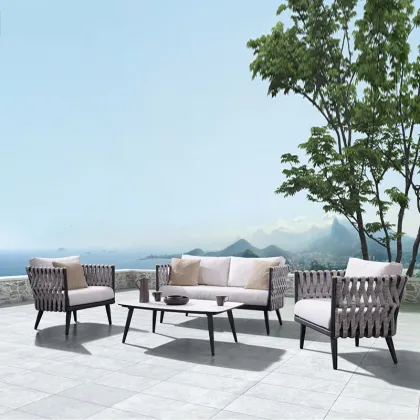 Outdoor Fuiniture Leisure Table And Chair Combination