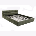 Delo Modern Minimalist Fabric Bed