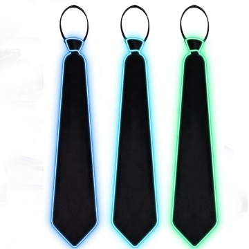 Luminous LED Glowing Tie for Rave Festivals and Bars