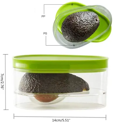 Avocado Saver Holder: The Food Crisper Storage Box to Keep Avocados Fresh for Days