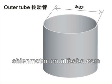 82mm dimeter aluminum tube for tubular motor
