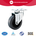 Medium Duty Plate Swivel TPR Flat Tread Caster Wheel