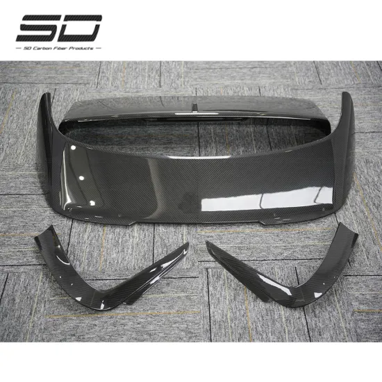 M Style Carbon Fiber Car Body Kit with Roof Spoiler Wing for Benz Car Accessories