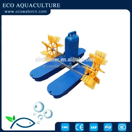 China-Produced Paddle Wheel Fish Pond Aerators and Micro Air Bubble Aerator for Aquaculture, Particularly Shrimp Farm Applications