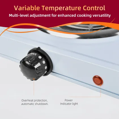 Durable Black Electric Coil Plate Burner
