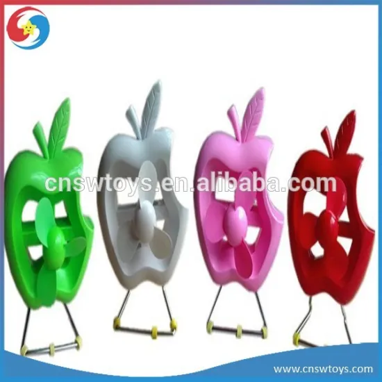 DD0714211 Summer Toys Apple Shape Fan Mini Electric Fan