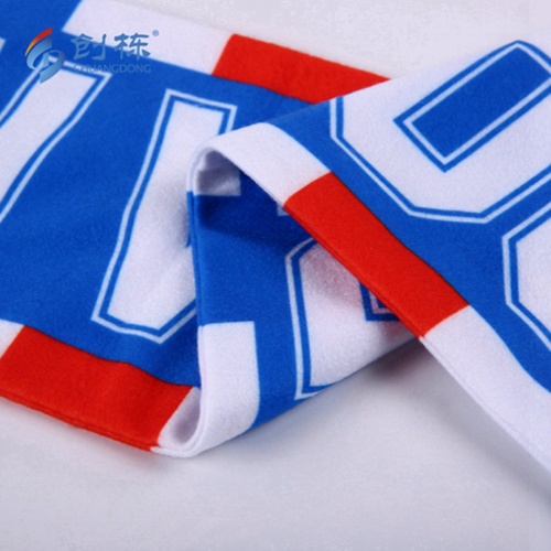 High Quality Wholesale Advertising Soccer Printed Fan Scarf