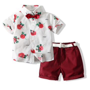 Vestuário infantil de verão Roupas infantis Conjunto de duas peças