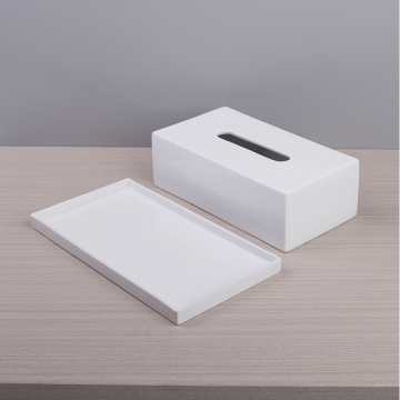 Minimalist Ceramic Tissue Box: Home Bedroom Decor Ornament