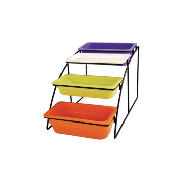 Contenitore per display a buffet colorato Melamina 1/3 Contenitore dell'hotel