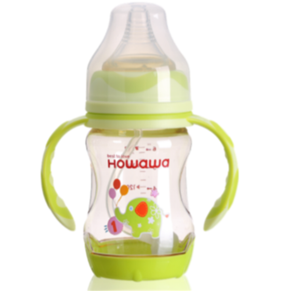 PPSU Мляко за бебета, подхранващи бутилки, топлинно чувствително 6oz