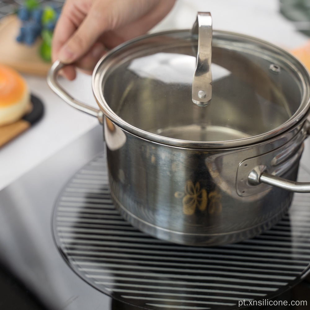 Cozinha Silicone Pot resistente ao calor Tapete de indução durável