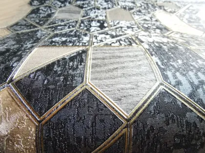 Bedroom PVC 3D Design Wallpaper 350g 1.06m