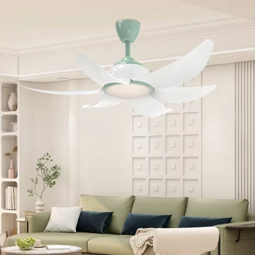 Intelligent Remote Control Modern LED Ceiling Fan with Light