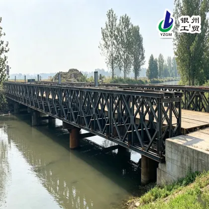 Village Steel River Crossing Bridge
