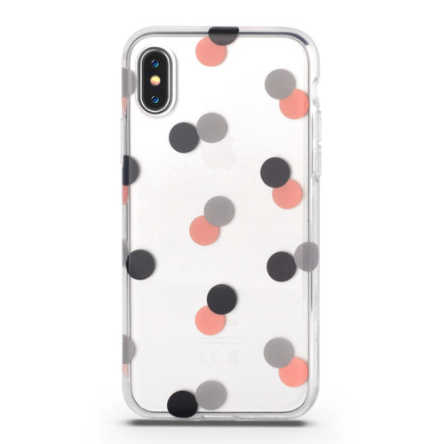 เคสโปร่งใสกลม 3 มิติสำหรับ iPhone X