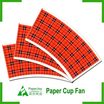 Single PE Coated Paper Cup Blank PE Coated Paper Cup Fans
