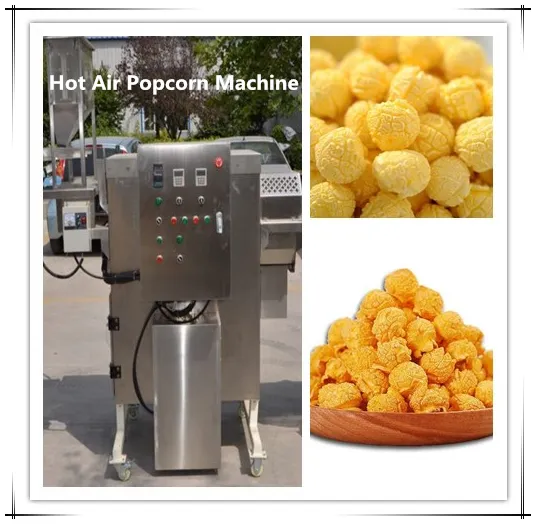 Hot air popcorn making machine for industrial use