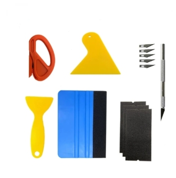 Professionelles Auto -Film -Wrap -Werkzeug -Kit: einschließlich Vinylspatel, Schaber, Cutter, Rakel -Set für Fahrzeugfenster -Tönungen und Autozubehörverpackung