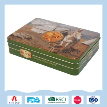 Customized Rectangular Tin Can For Food Canning