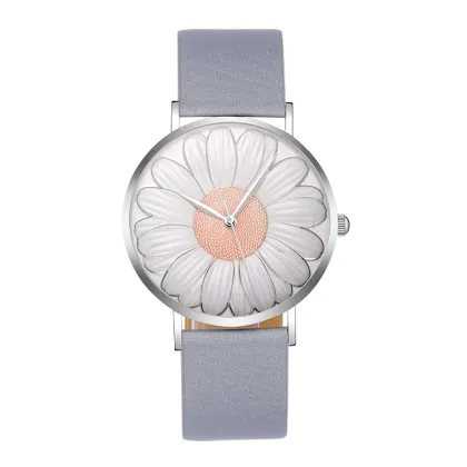 Stamped flower watch dial for Lady's Watches