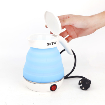 Mini Portable Foldable Cordless Electric Kettle - White, Blue, Pink