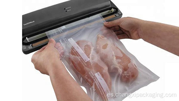 Rollo de vacío Bolsa selladora de vacío de grado alimenticio transparente