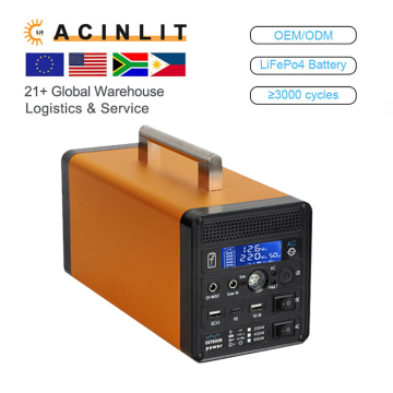 Portable 300W Solar Generator - Car Fast Charging Backup Battery for Outdoor Travel