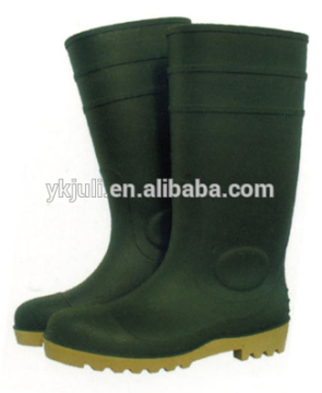 PVC safety shoes with steel toe for industry