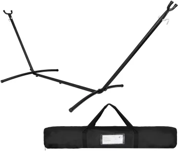 Danlong 9FT Double Hammock with Steel Stand and Space-Saving Carrying Case: Ultimate Comfort and Portability