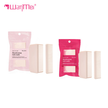 Wanmei Private Custom Brand Straight Hair Comb with Colorful Bags
