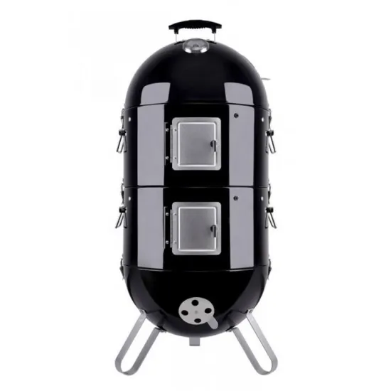 3 in 1 Multifunctional Barbeque Vertical Charcoal BBQ Grill Backyard Charcoal Bullet Smoker