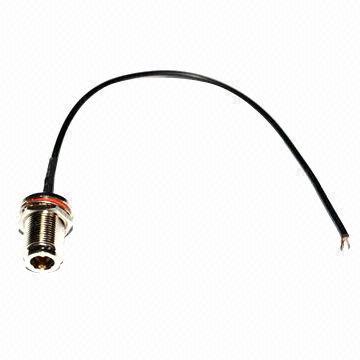 RF Pigtail Cable, N Female to HD, with Rated Voltage of 60V AC