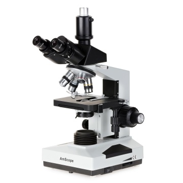 AMSCOPE 40x-2000X Τρικλασικό μικροσκόπιο βιολογικής ένωσης με κάμερα USB 2.0 3MP USB