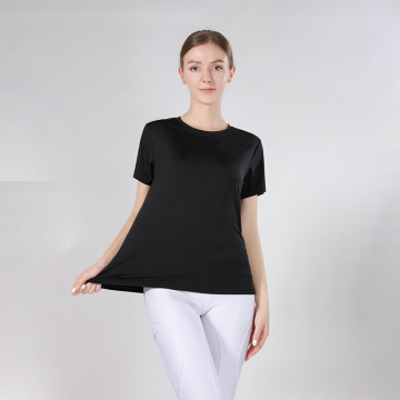 Aangepaste zomer coole vrouwen t-shirts rijbasislaag