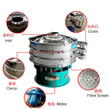 Food particle ultrasonic vibrating screen sifter sieve
