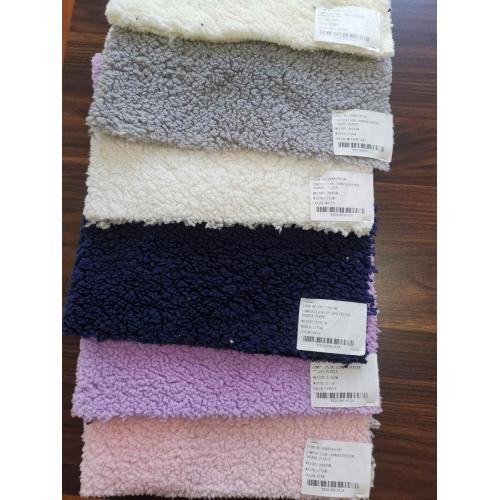 100% Polyester Sherpa Knitting Fabrics