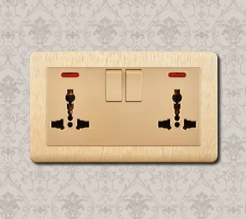 Multifunction UK Plastic Electrical Wall Light Switch Socket