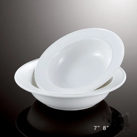 7'' White Porcelain Cereal Bowl