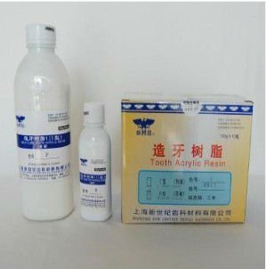 self curing resin artificial teeth ivory 0#