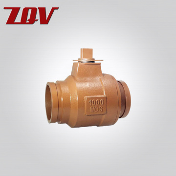 Grooved End Oilfield Ball Valves