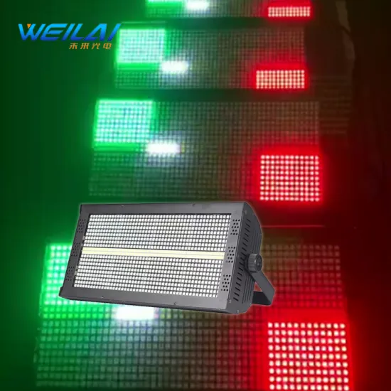 Portable RGB LED Strobe Light with Flashing Effects for Indoor DJ Disco Parties